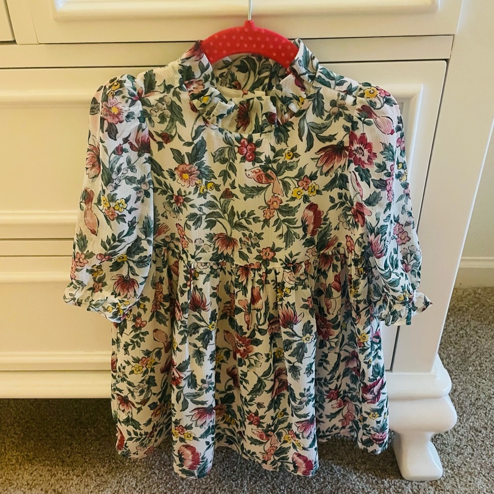 Janie and Jack floral dress size 2t